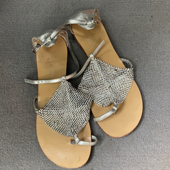 Lola Craig Jewel Flat Sandals - Picture 1 of 2